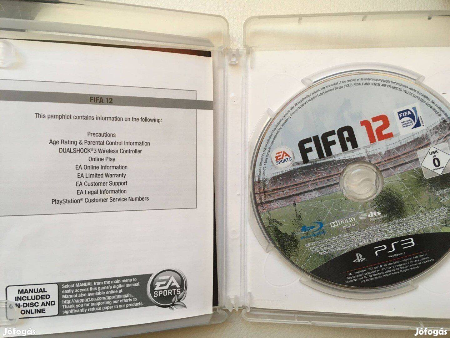 Fifa 12 - eredeti Playstation 3 (PS3) játék