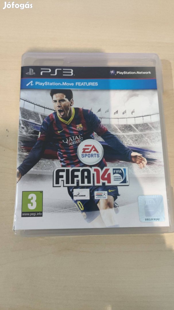 Fifa 14 PS3 játék (doboza törött)