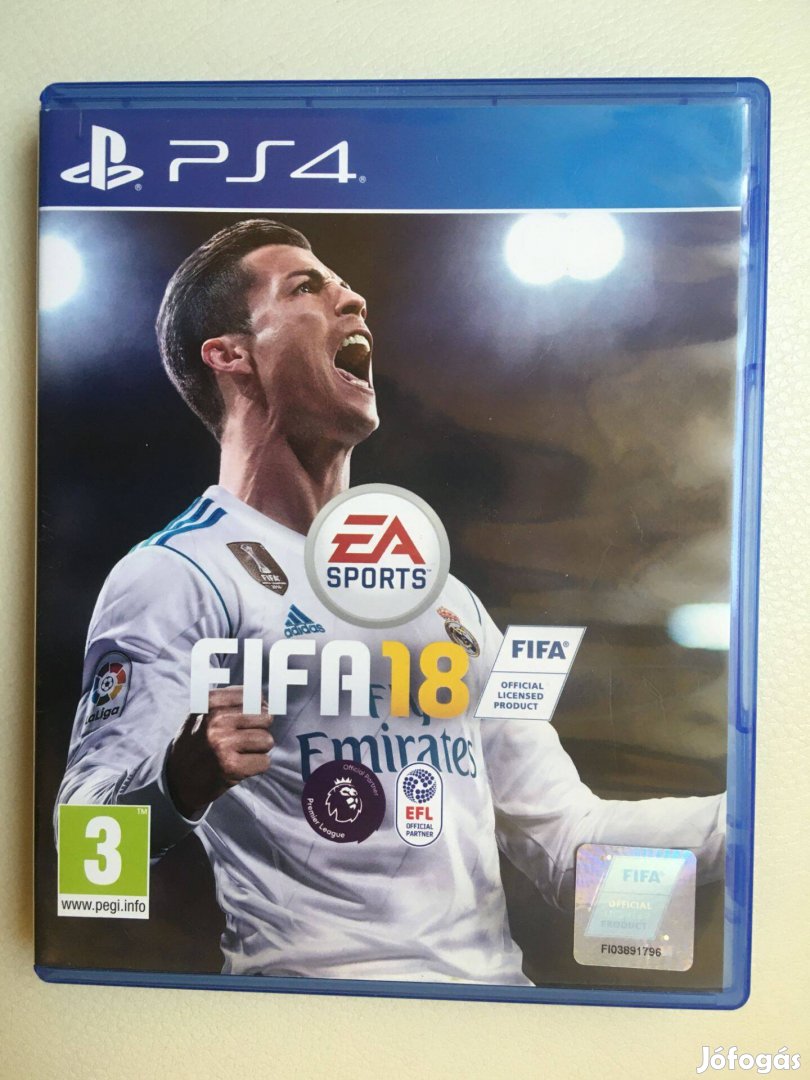 Fifa 18 Playstation 4 játék