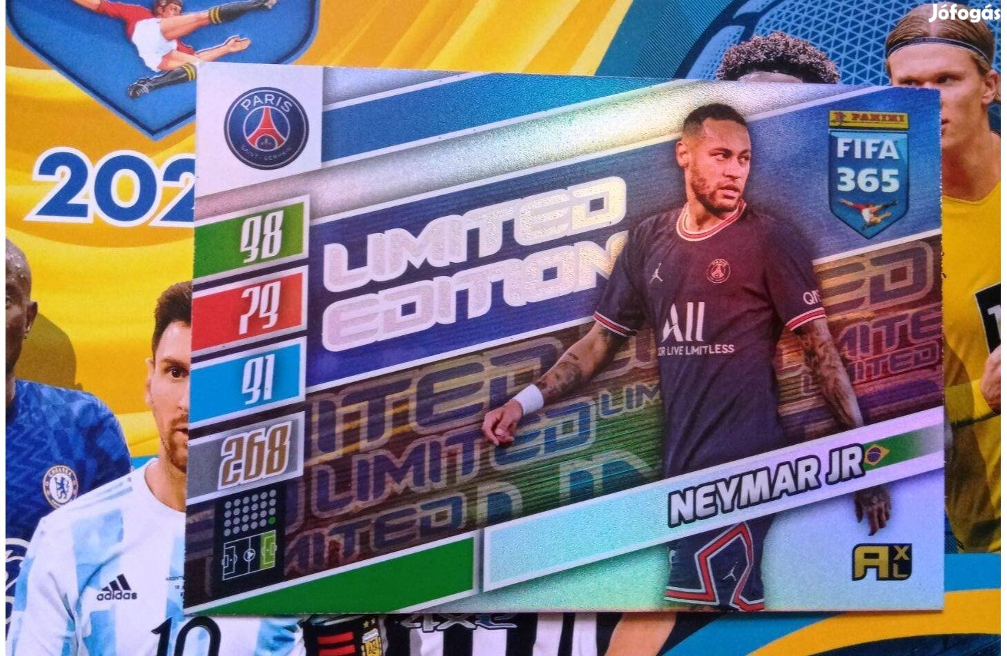 Fifa 365 2022 Adrenalyn Update Neymar XXL Limited focis