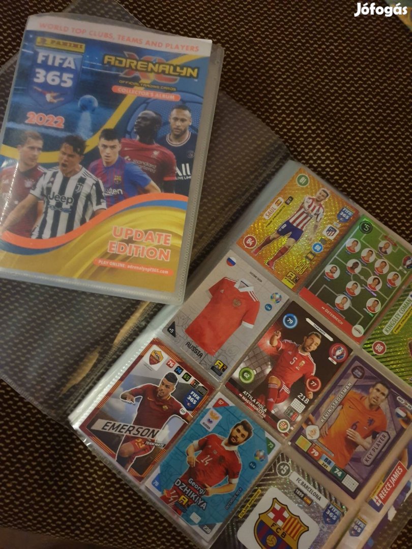 Fifa 365 2022 Panini foci kártya gyűjtemény