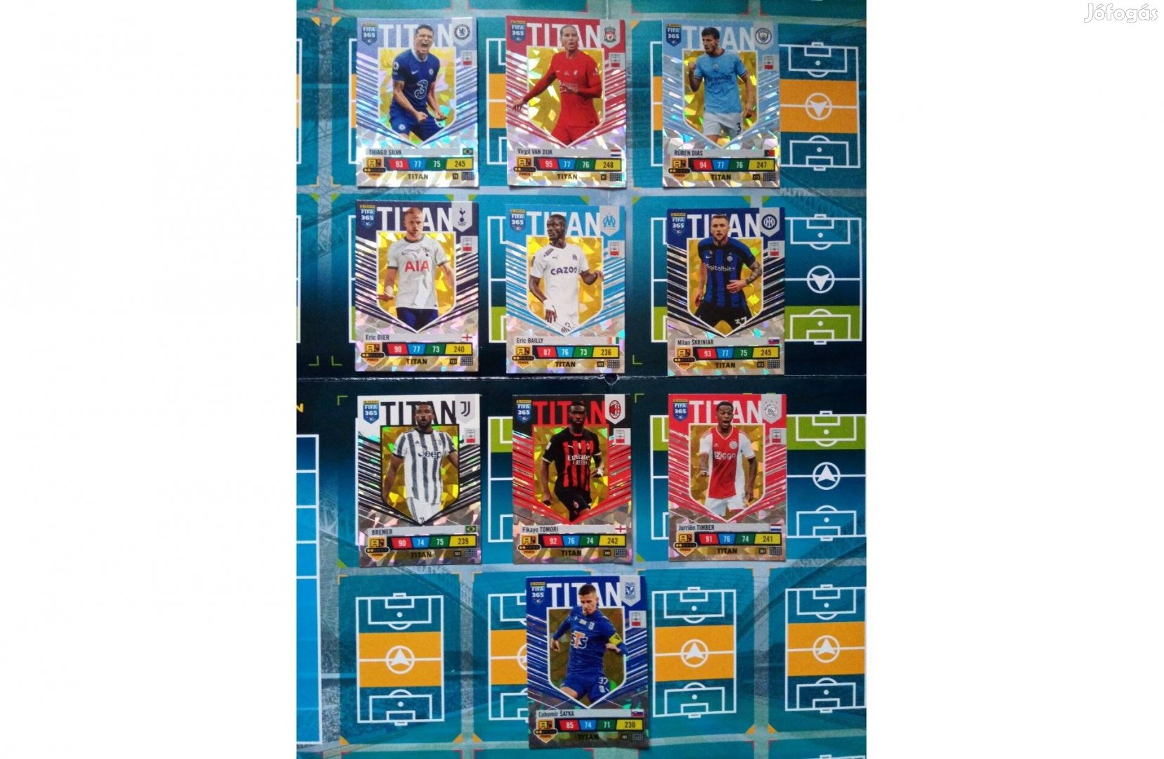 Fifa 365 2023 Titan Válogatás kártyák