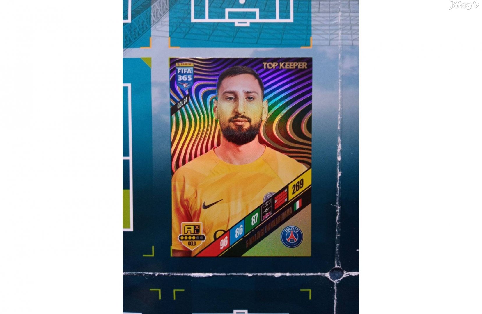 Fifa 365 2024 Gianluigi Donnarumma Top Keeper focis kártya