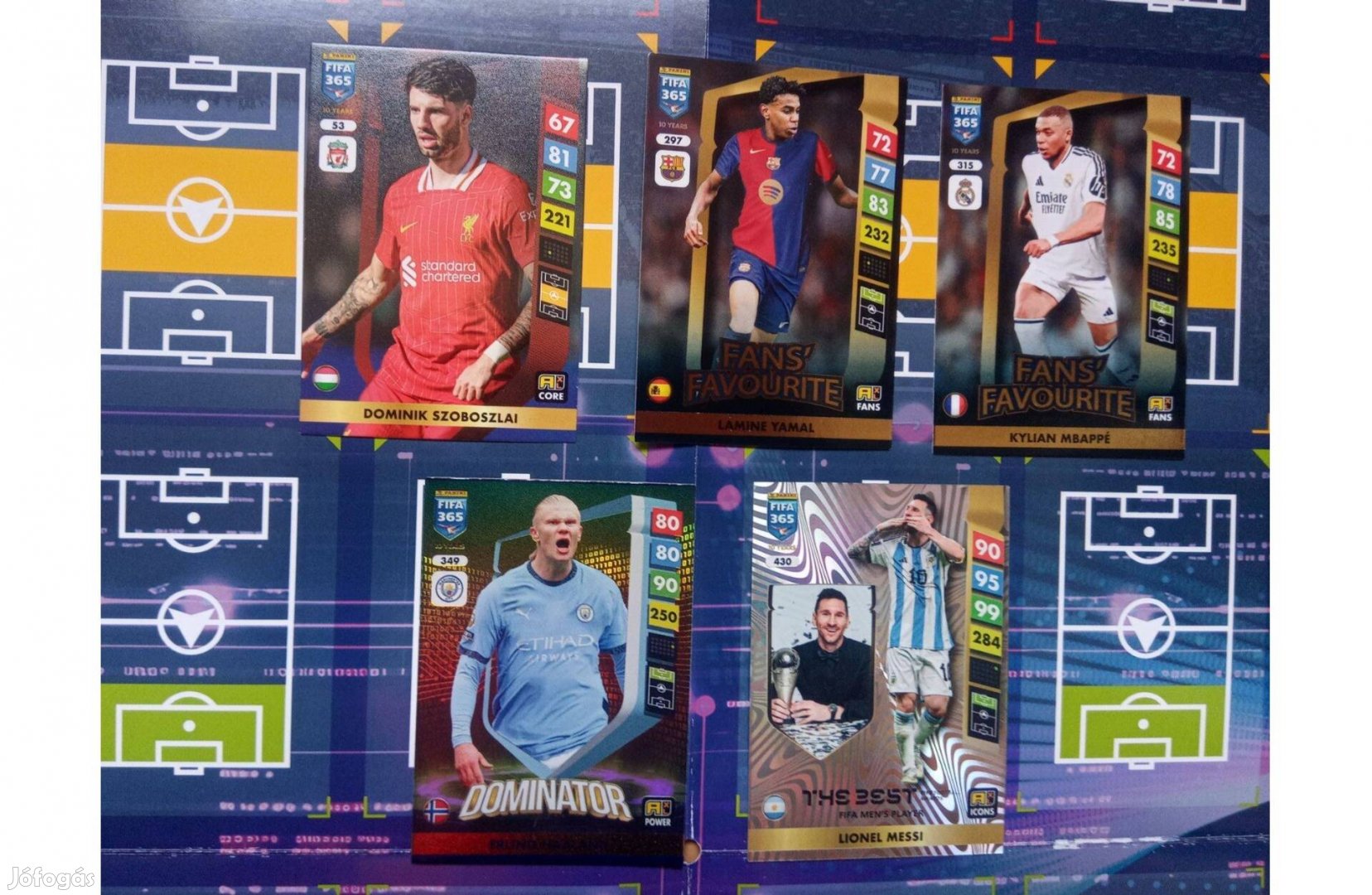 Fifa 365 2025 5 db Népszerű Focis kártya Tavaszi Akció