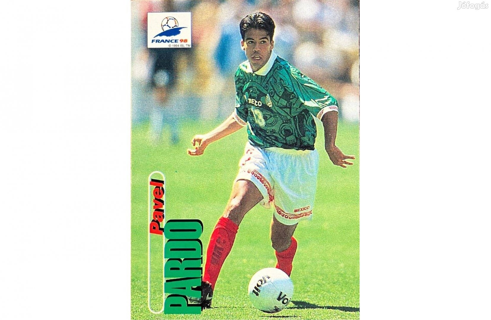 Fifa 98 World Cup Panini focis kártya