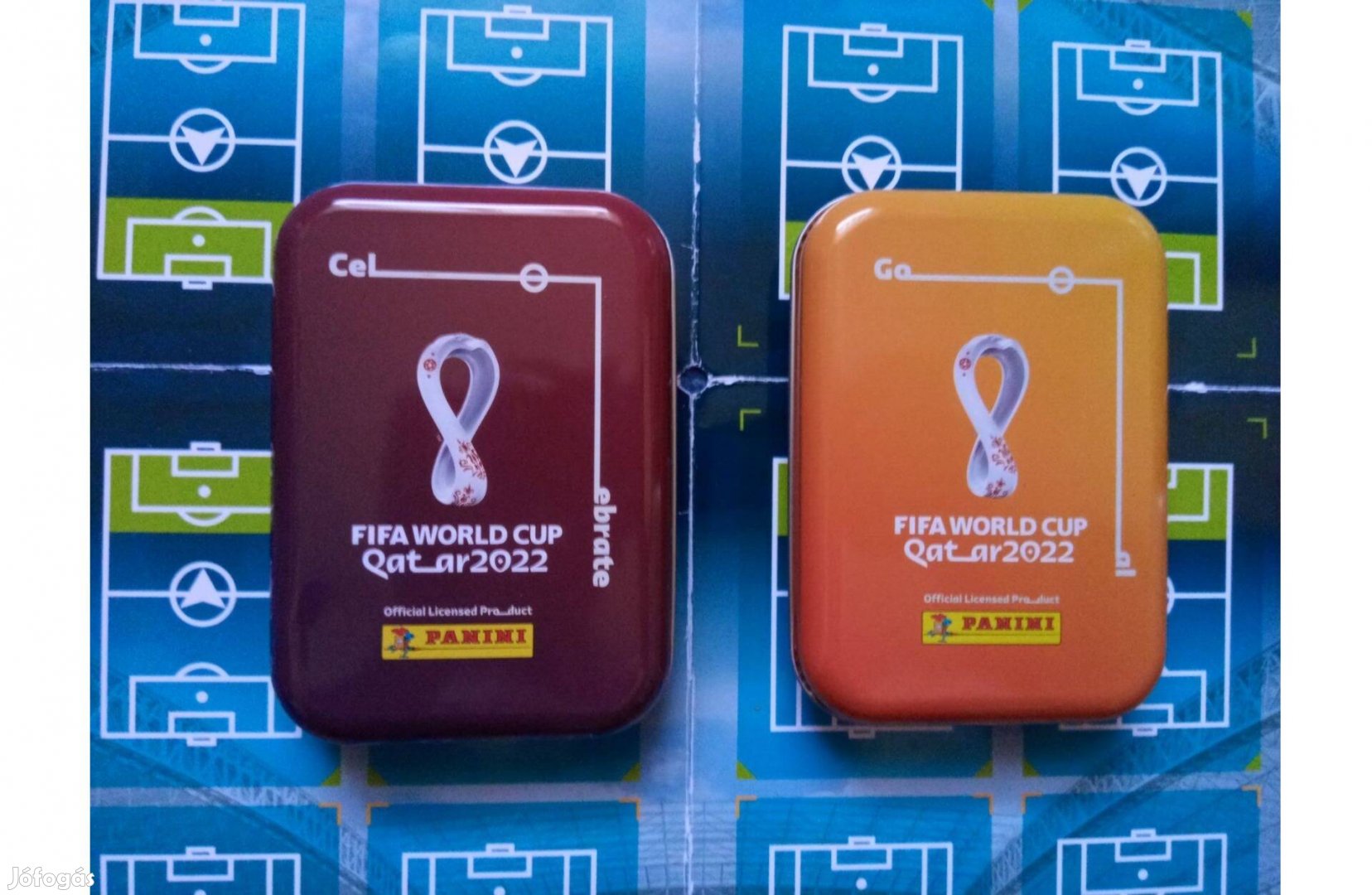 Fifa World Cup 2022 Adrenalyn Qatar Kis focis Fémdoboz