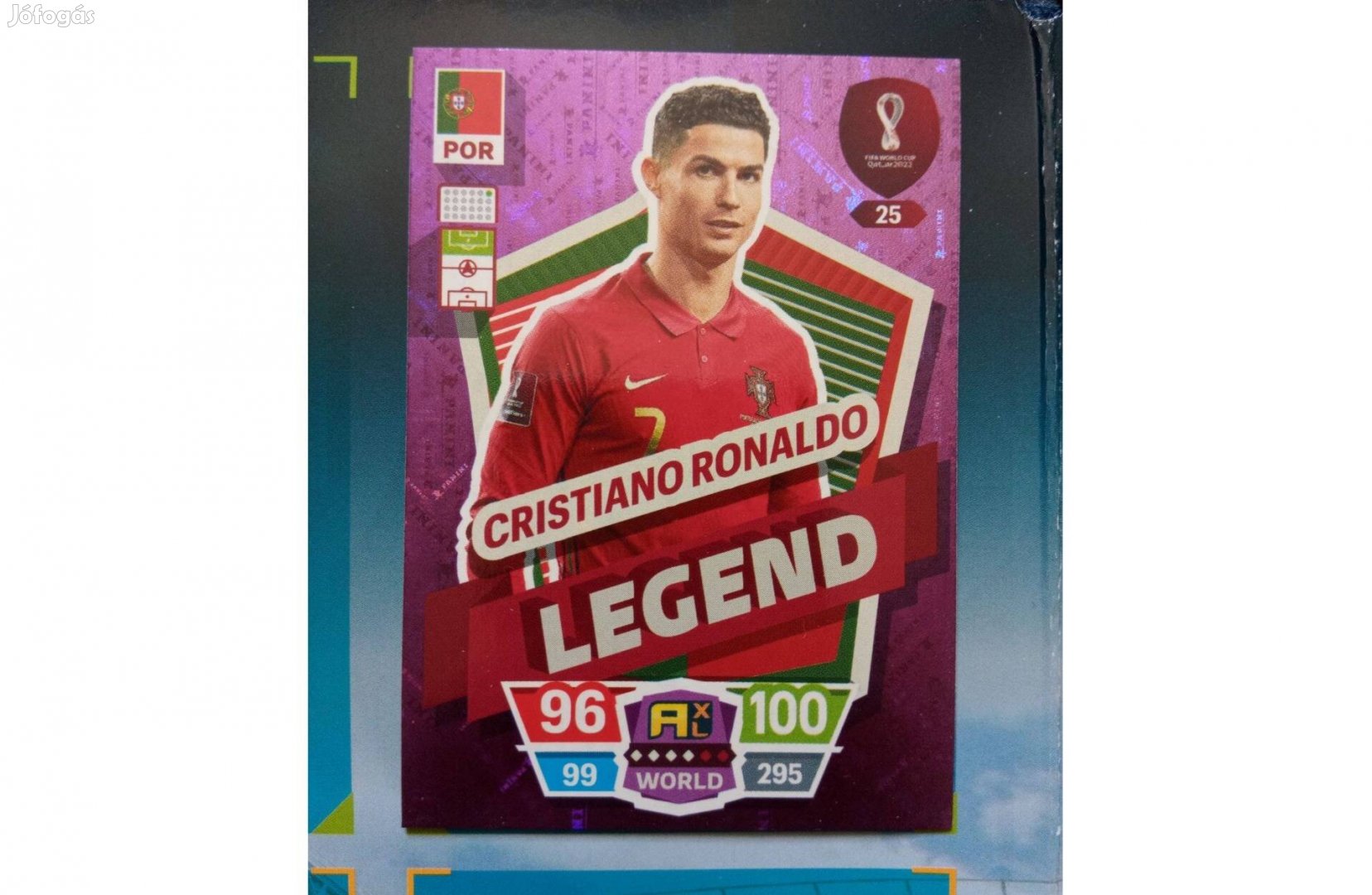 Fifa World Cup Qatar 2022 Adrenalyn Legend Ronaldo kártya