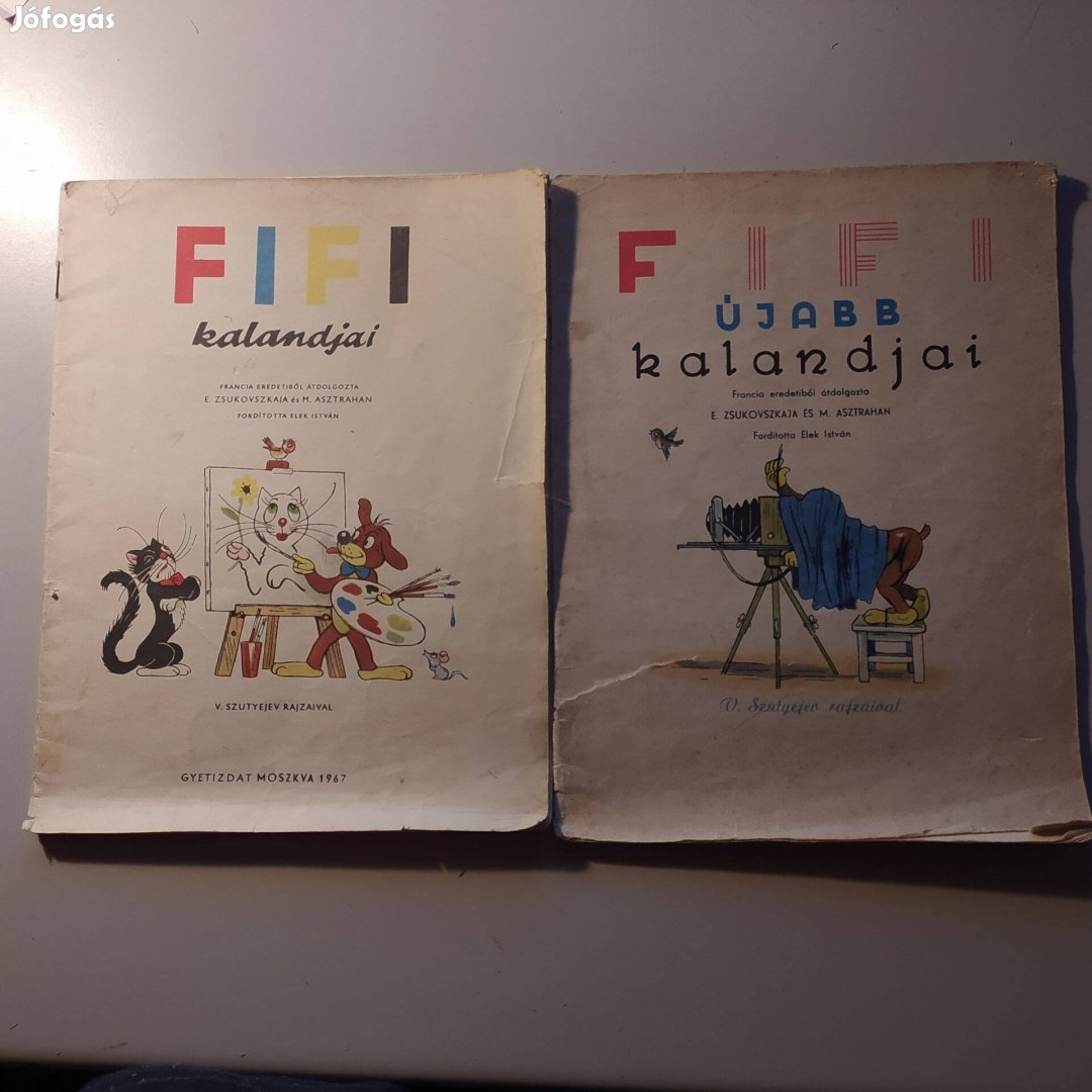 Fifi kalandjai + Fifi újabb kalandjai 1967, első kiadás Ritka