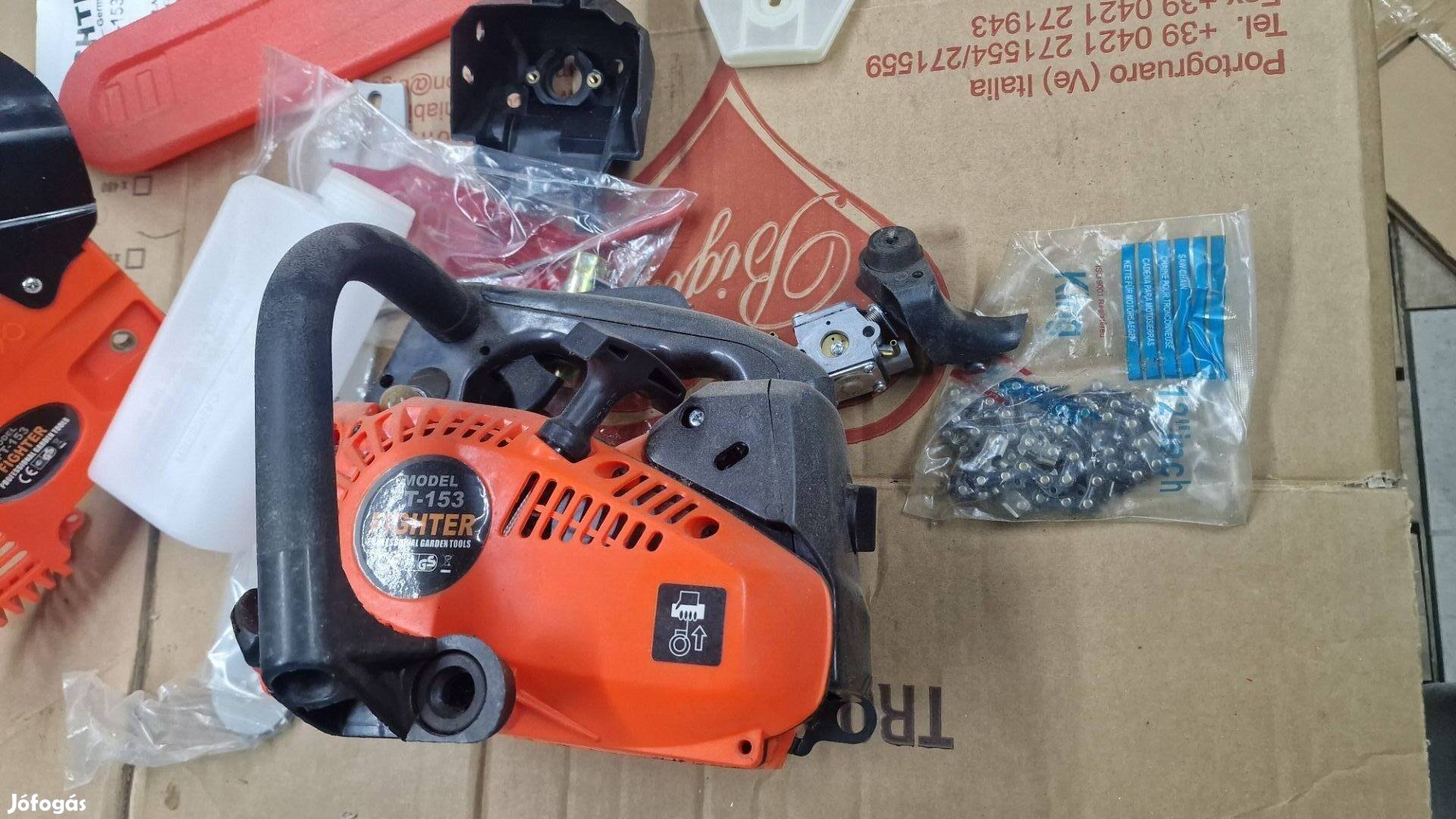 Fighter Benzines láncfűrész, 3,9 LE FT-153 Alkatrésznek