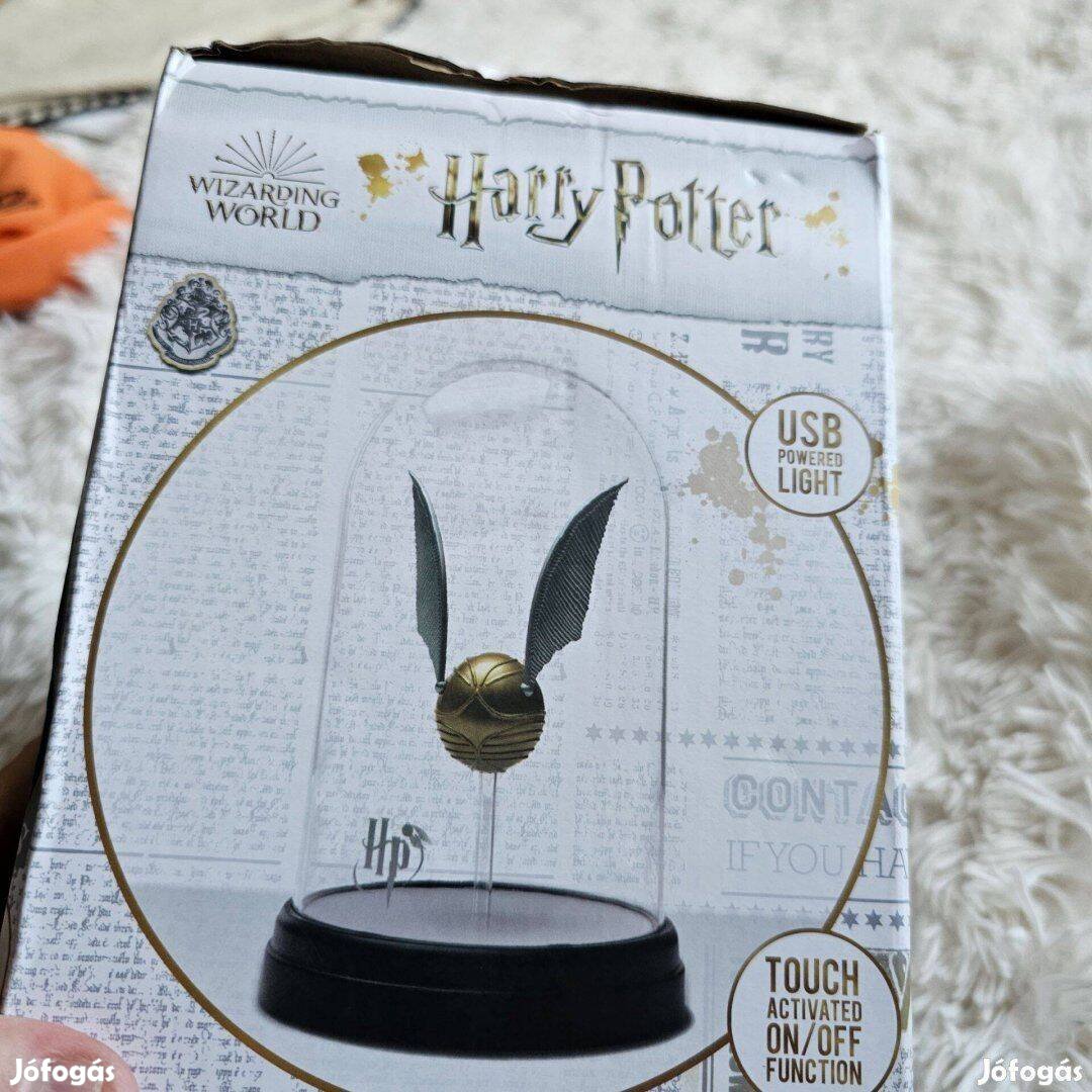 Figura Harry Potter - Golden Snitch lámpa teljesen új