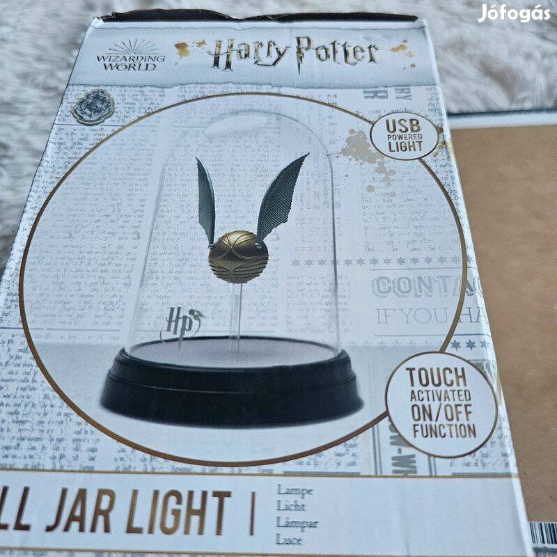 Figura Harry Potter - Golden Snitch lámpa teljesen új dobozos