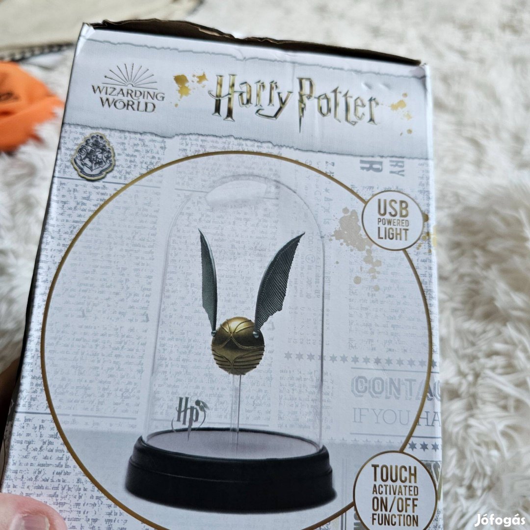 Figura Harry Potter - Golden Snitch lámpa teljesen új dobozos