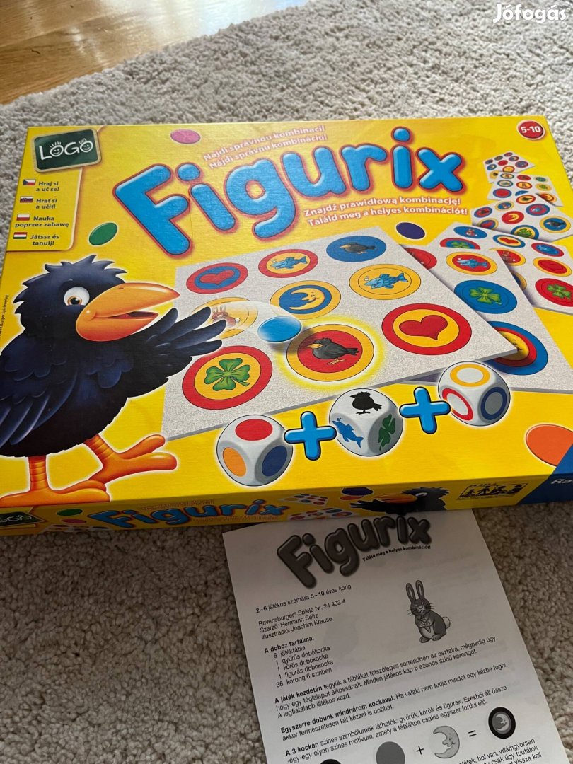 Figurix társasjáték 5-10 éveseknek