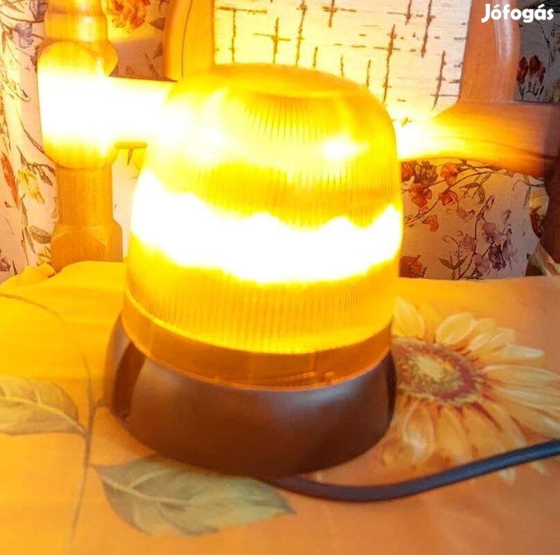 Figyelmeztető jelzés sárga villogó lámpa Videó