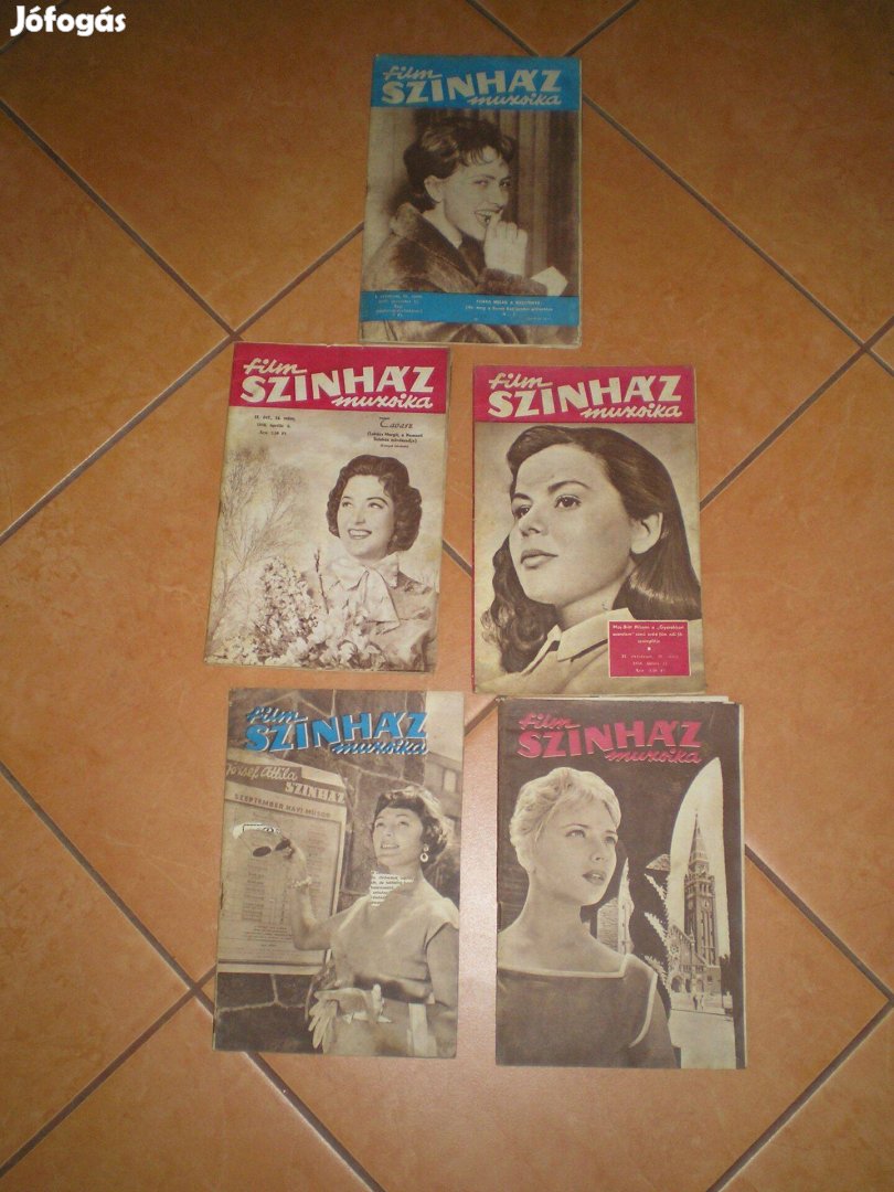 Film Színház Muzsika újságok 1957-es 1958-as 1959-es évekből 5 darab