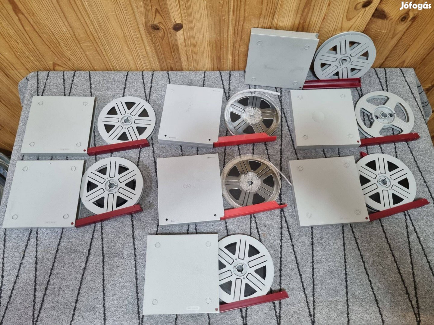 Filmszalagok, orsók, tartók