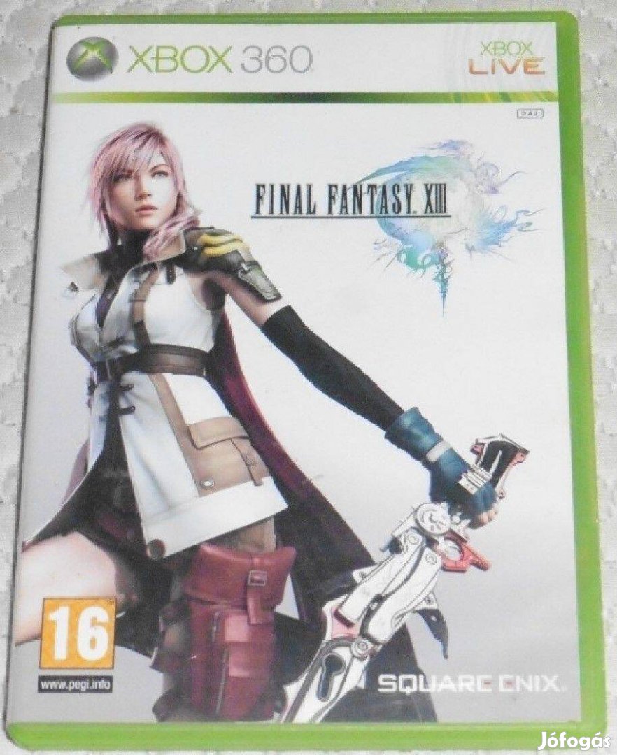 Final Fantasy 13. (Final Fantasy XIII) Gyári Xbox 360, Xbox ONE játék