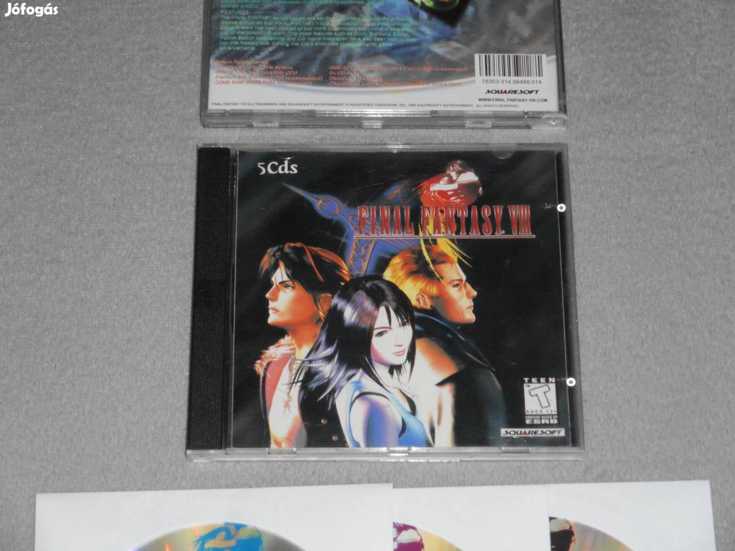 Final Fantasy VIII 8 Számítógépes PC Játék