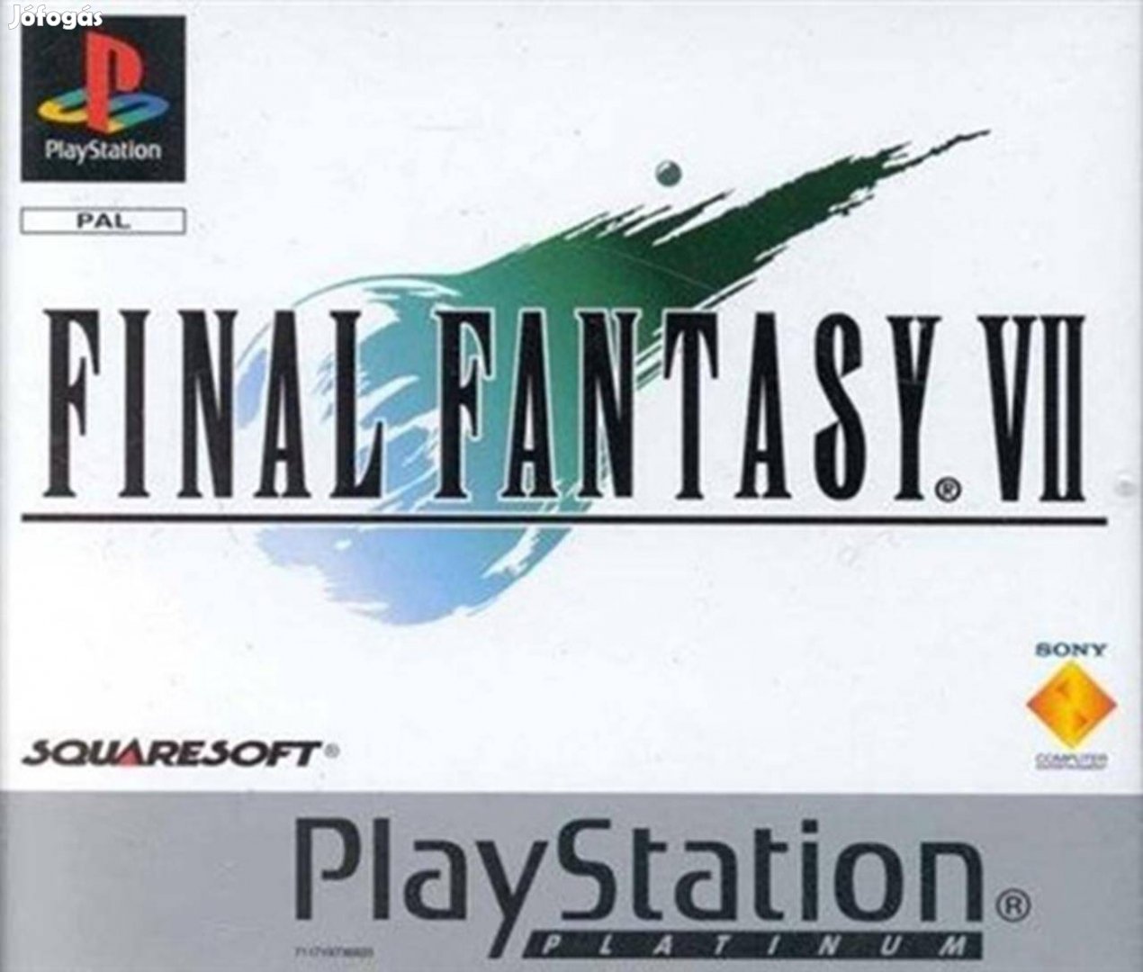 Final Fantasy VII, Platinum Ed., Mint PS1 játék