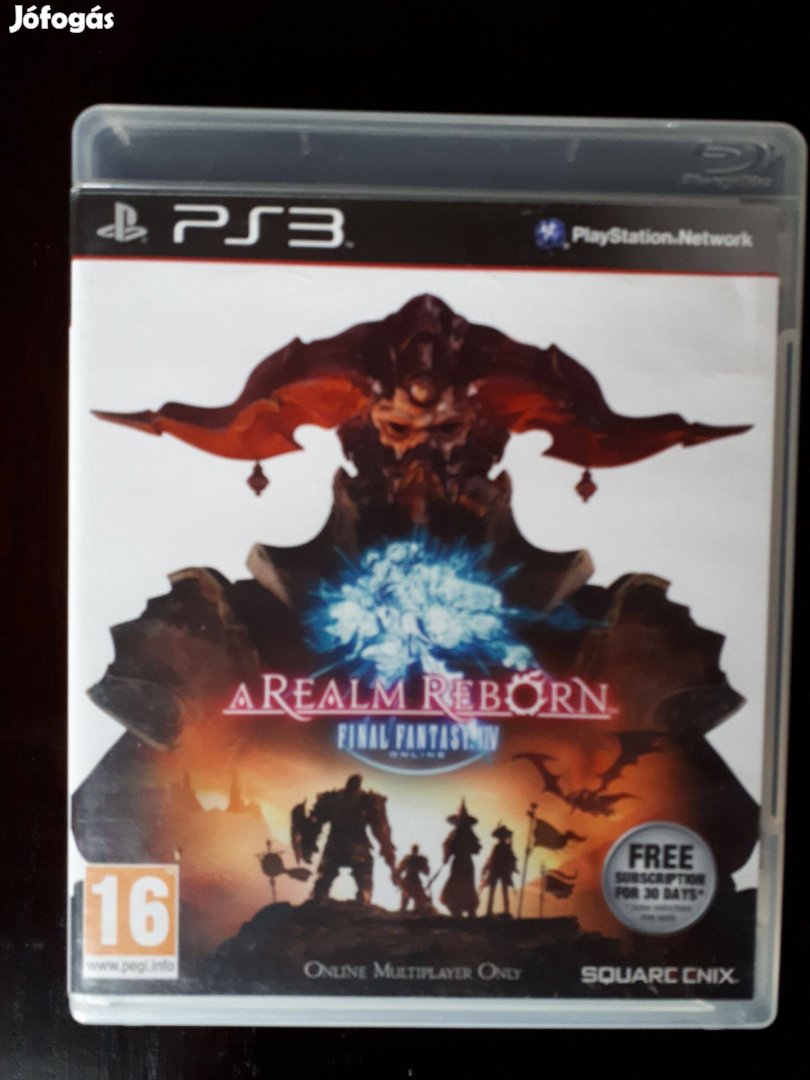 Final Fantasy XIV A Realm Reborn ps3 játék,eladó,csere is