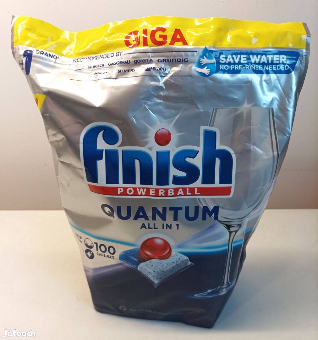 Finish Quantum All in One 100 db mosogatószer tabletta kapszula