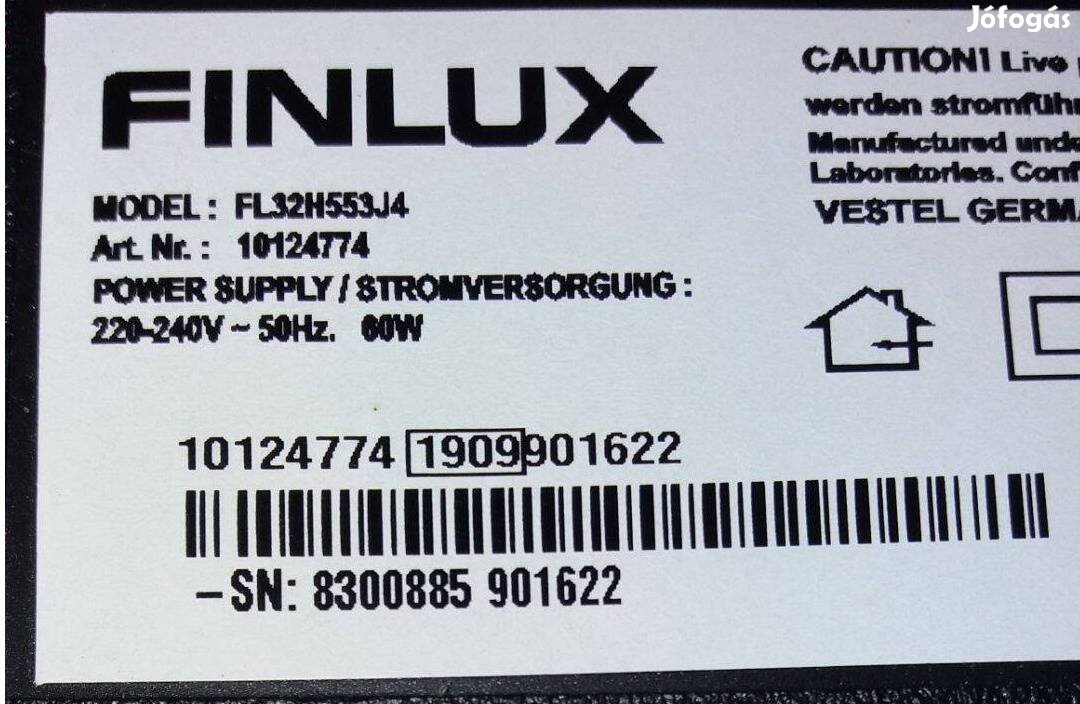 Finlux FL32H553J4 LED LCD tv alkatrésznek 17MB140TC 17IPS63