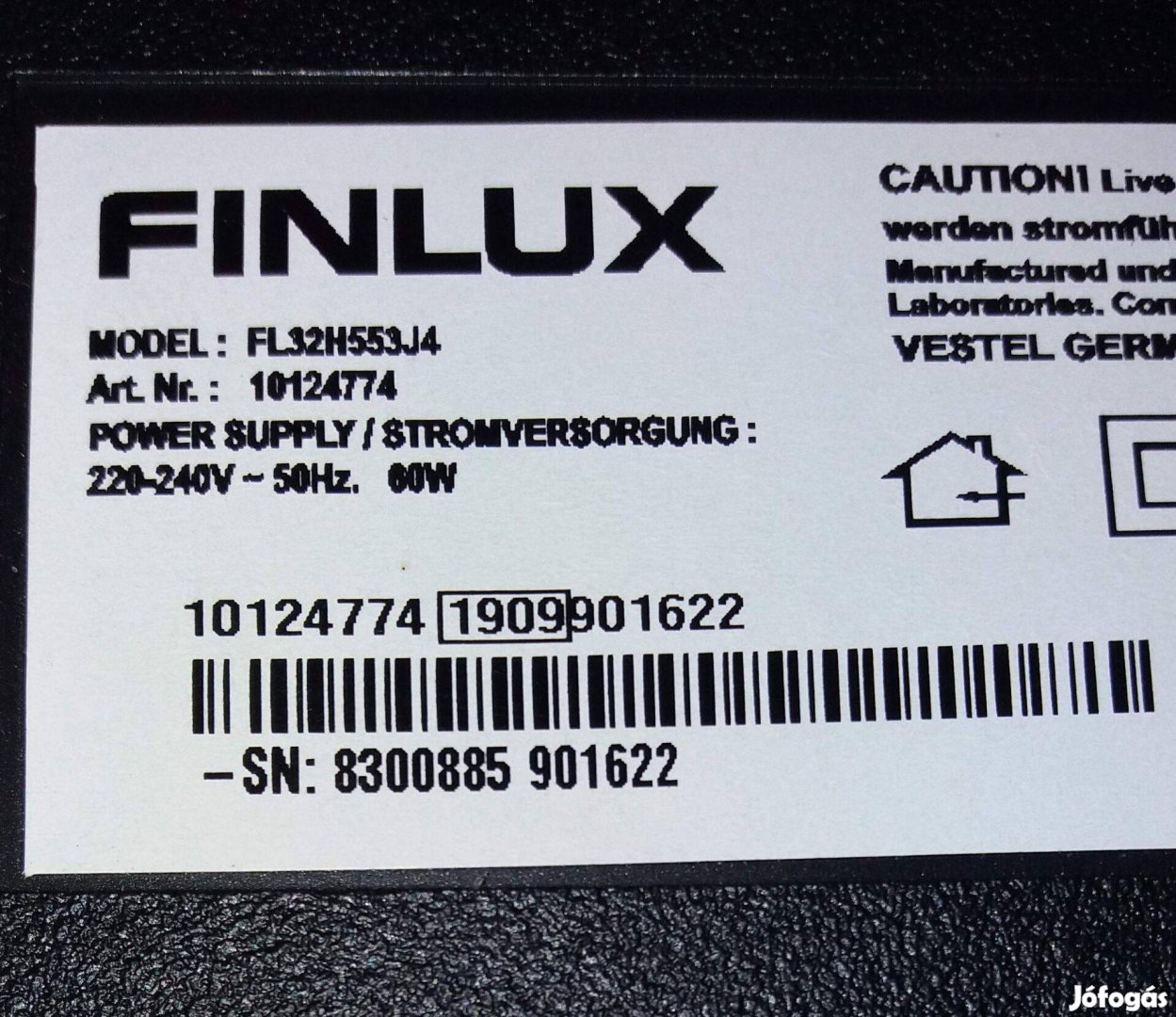 Finlux FL32H553J4 LED LCD tv alkatrésznek 17MB140TC 17IPS63