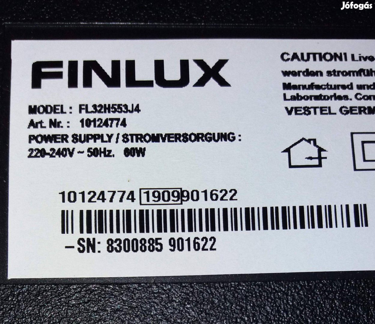 Finlux FL32H553J4 LED LCD tv alkatrésznek 17MB140TC 17IPS63