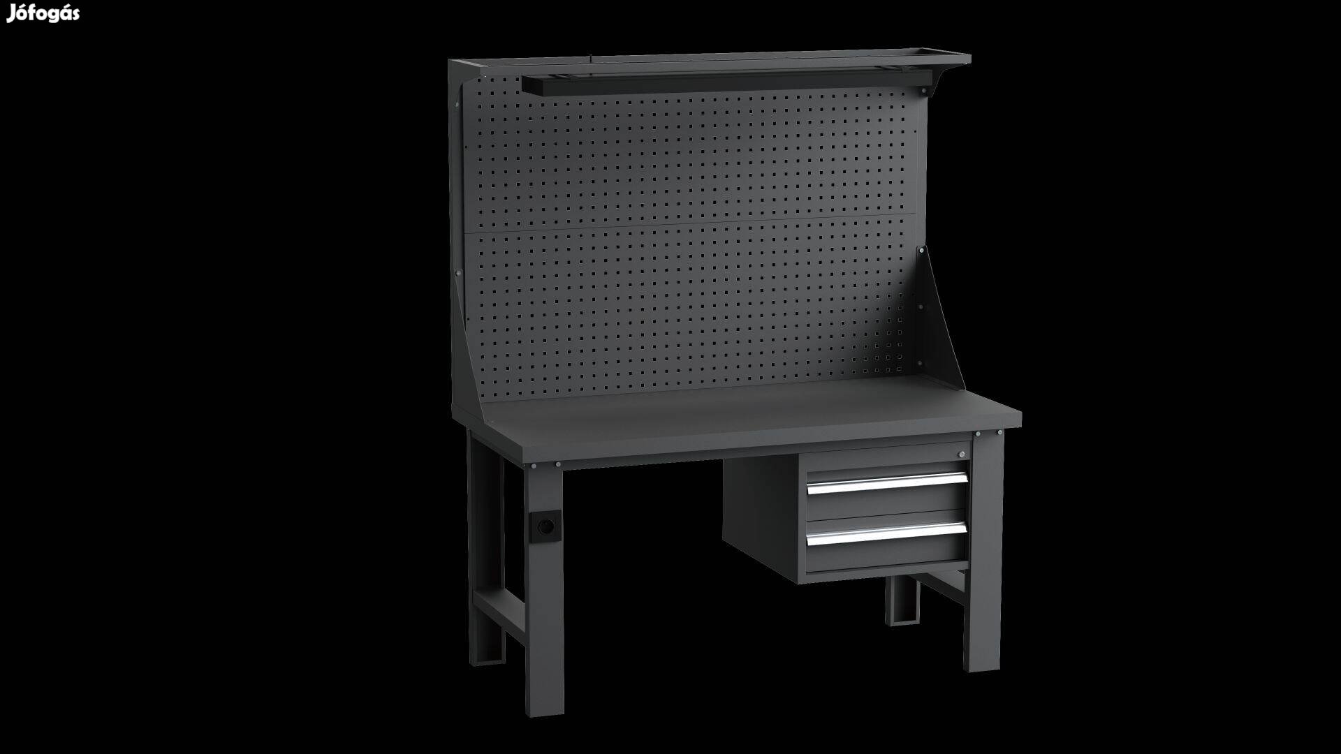 Fiókos asztal, szerszámtartóval