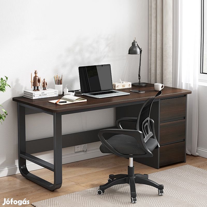 Fiókos íróasztal 100x50x73,5cm barna LG09-100