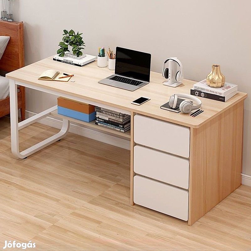 Fiókos íróasztal 100x50x73,5cm tölgy LG08-100