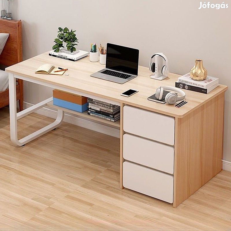 Fiókos íróasztal 120x50x73,5cm tölgy LG08-120