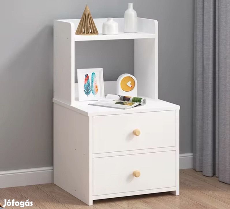 Fiókos szekrény polccal 40x40x73cm fehér FUR1832-1