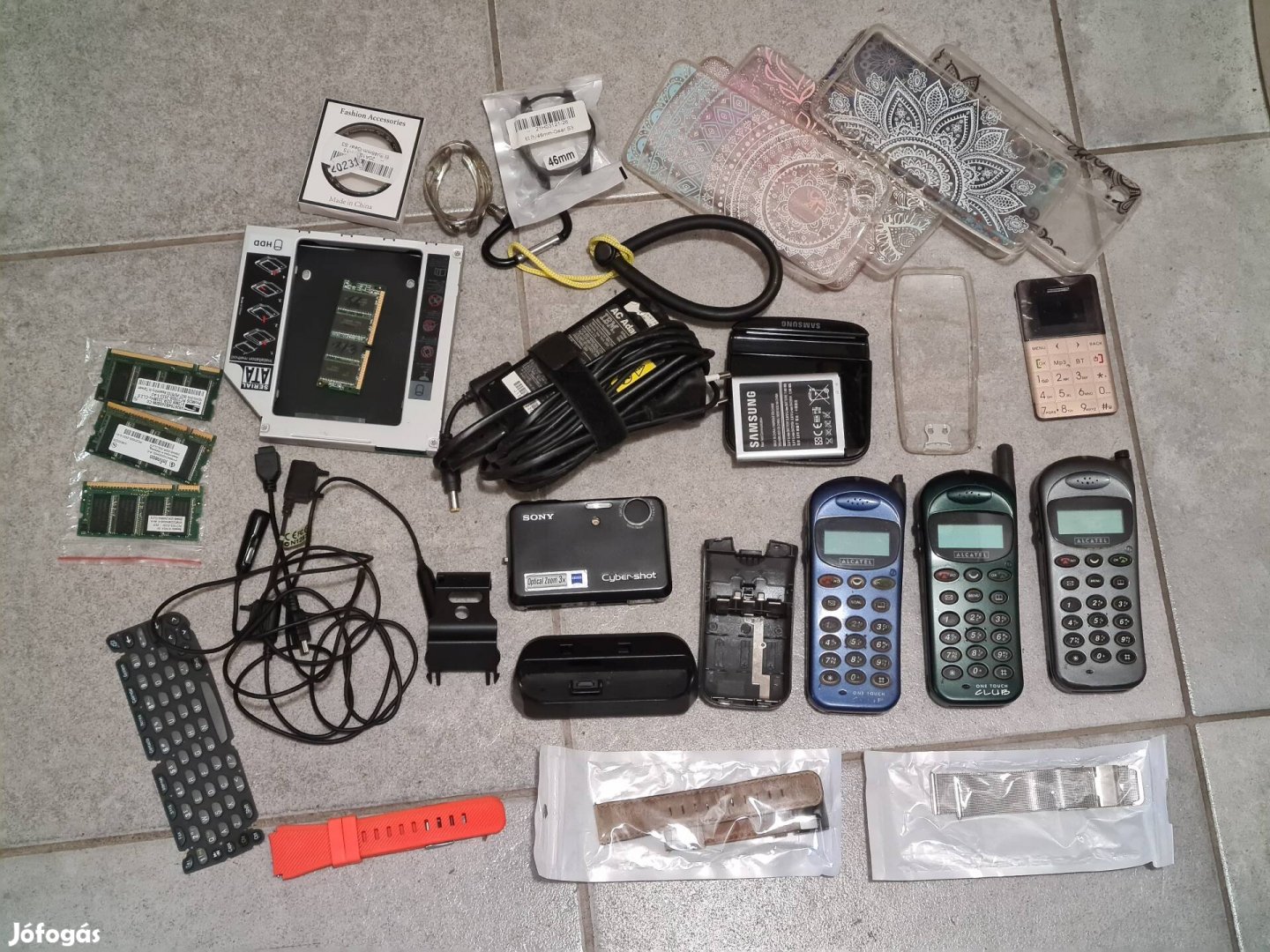 Fiókürítés 3. - ibm töltő, ddr ddr2 ram, Alcatel, sony, stb 