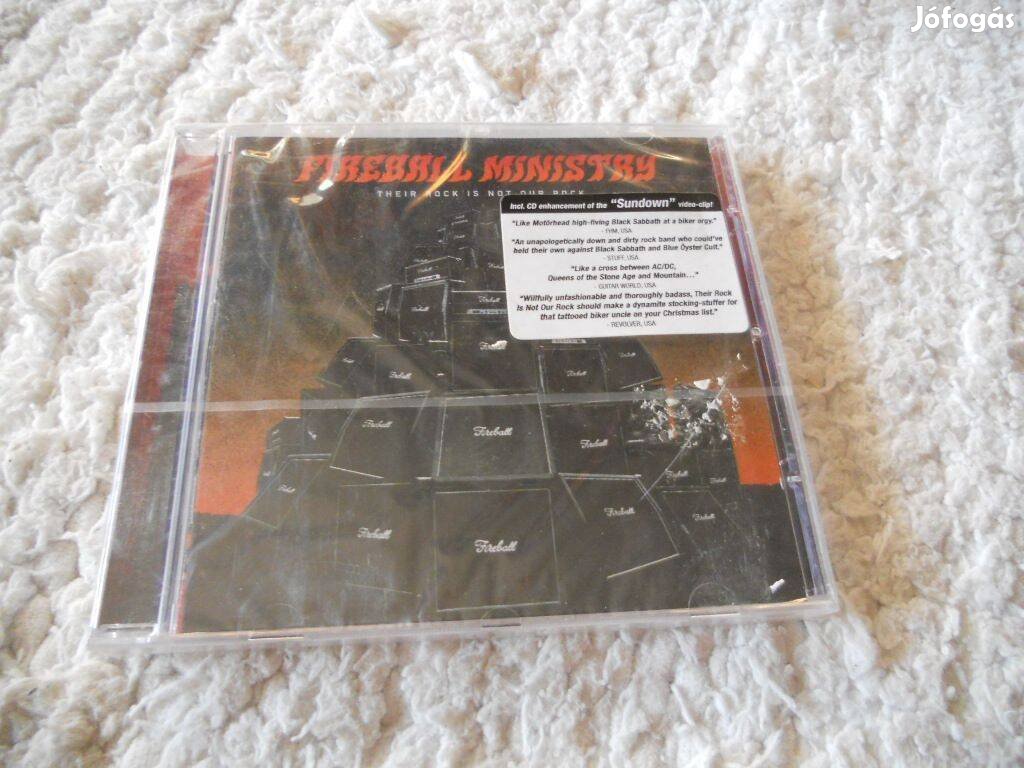 Fireball Ministry : Their rock is not our rock CD ( Új, Fóliás)