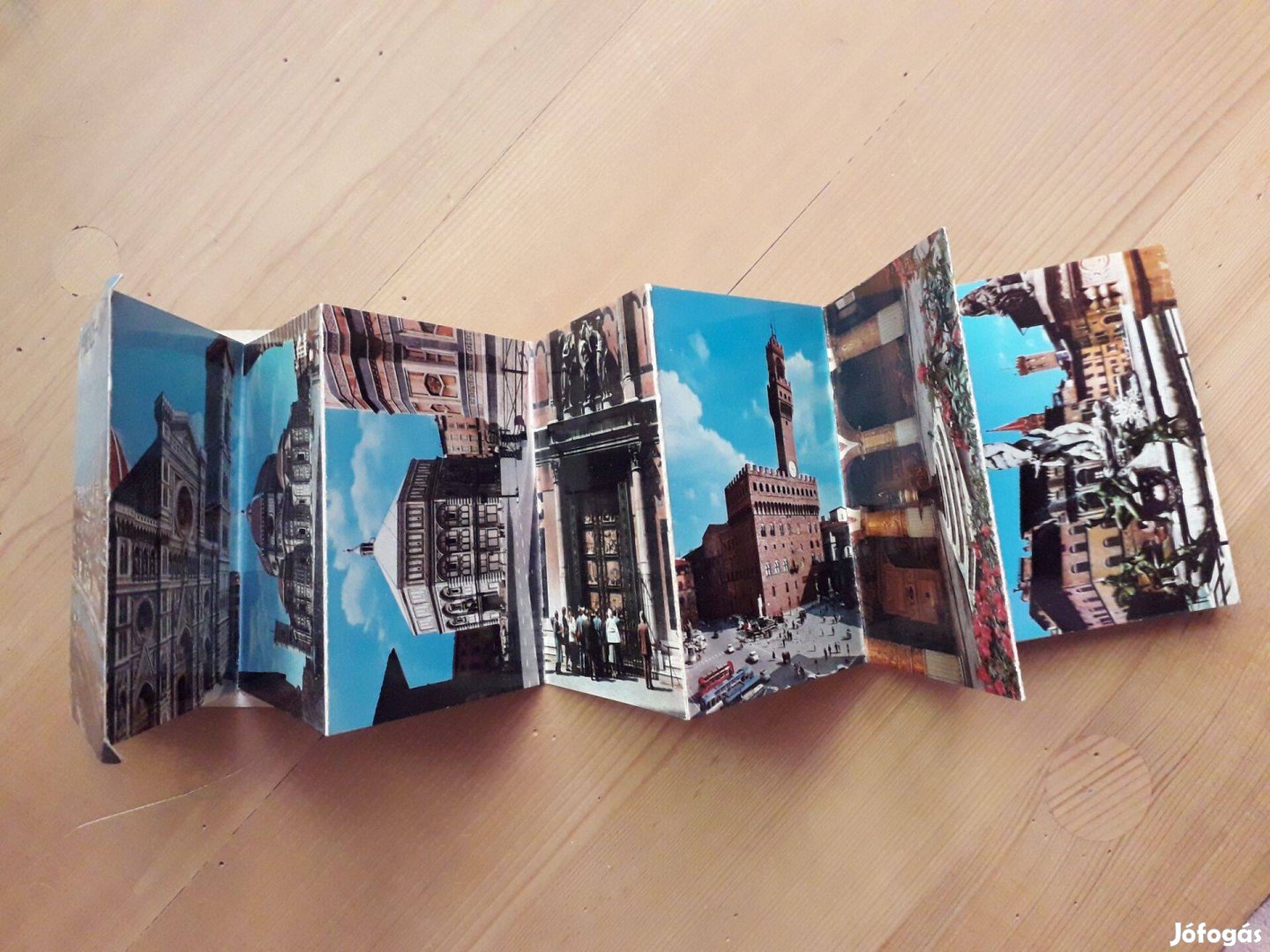 Firenze nevezetességei, leporello képsorozat