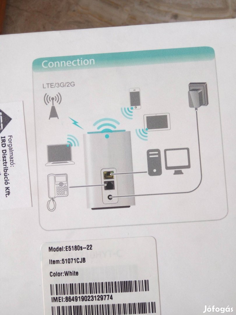 Firmware SIM független Huawei e5180 mobil net wifi 4G LTE router AP