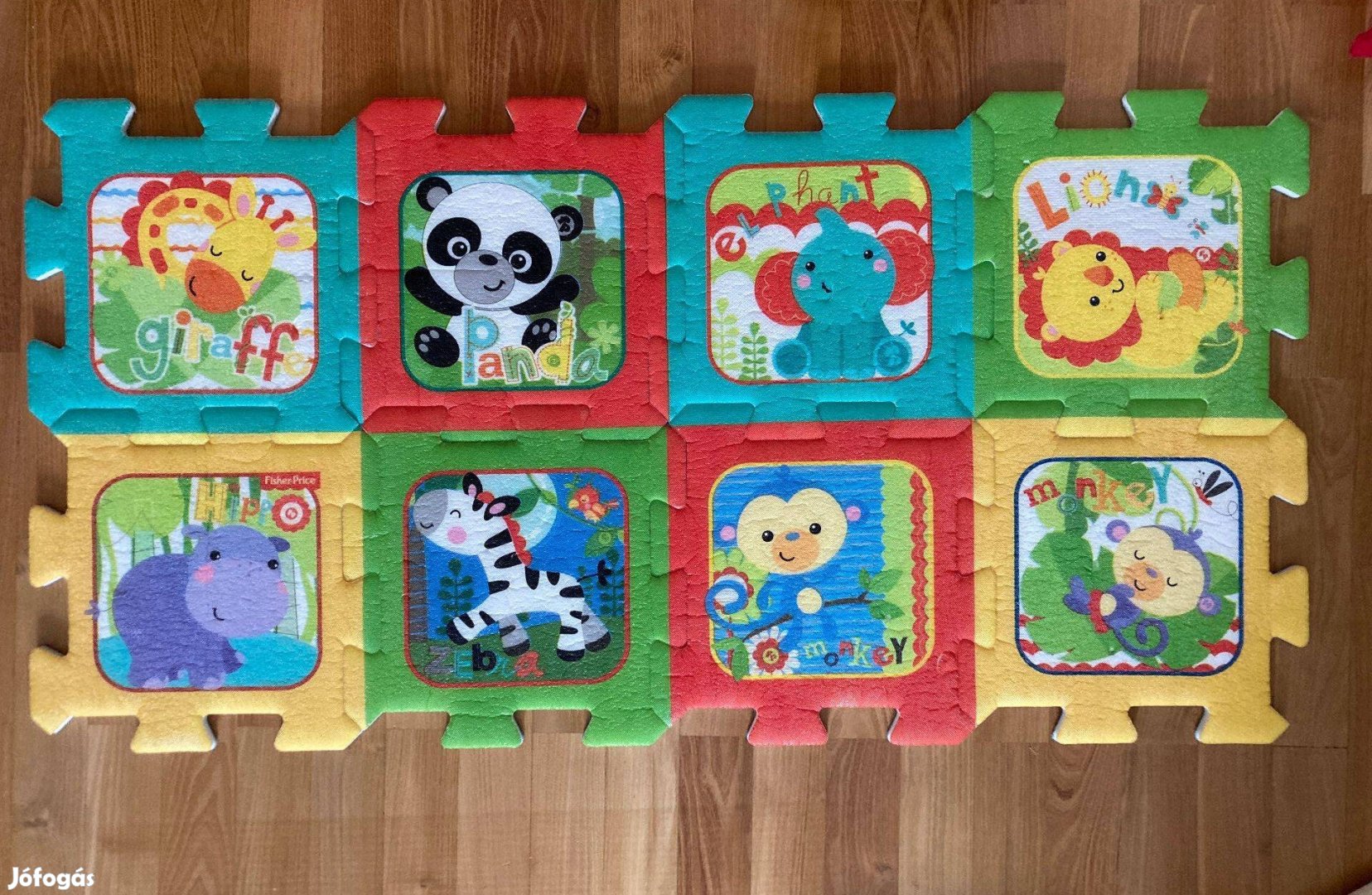 Fischer Price állatos habtapi, szőnyeg puzzle, szivacspuzzle