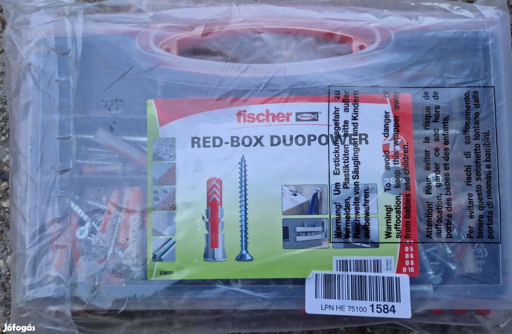 Fischer Redbox Duopower dűbel készlet