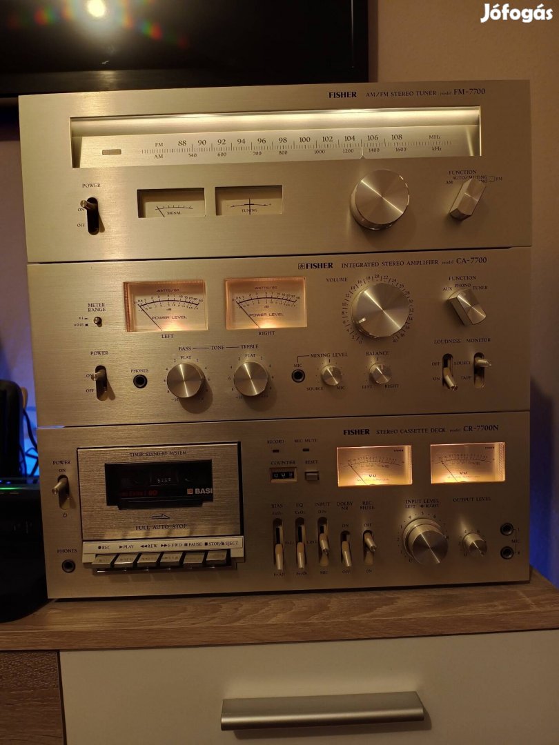 Fisher 7700 hifi torony 1978- ból