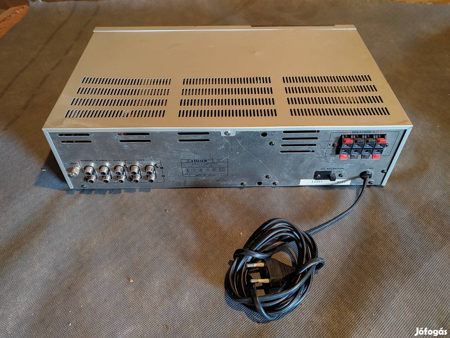 Fisher CA77 Stereo erősítő.