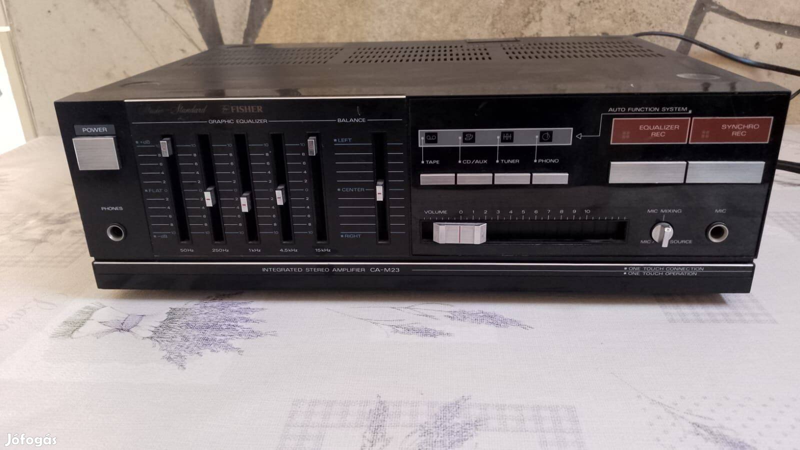 Fisher CA M23 sztereó erősítő