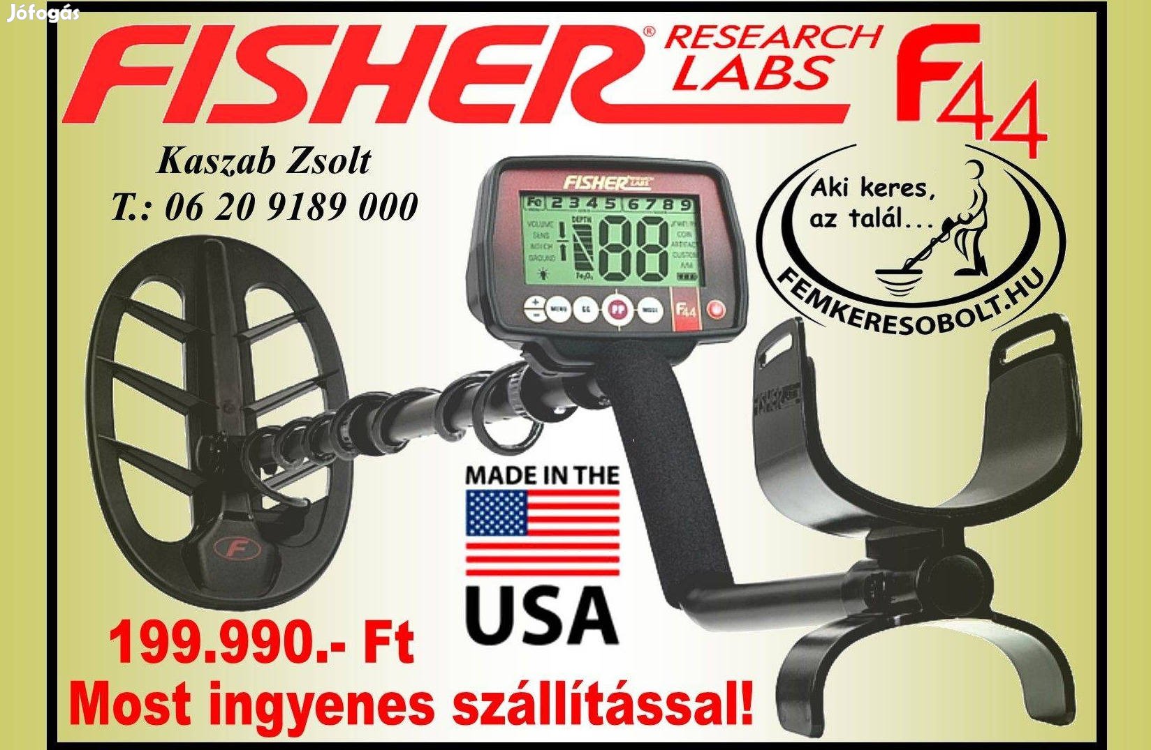 Fisher F44 Új Fémkereső Fémdetektor