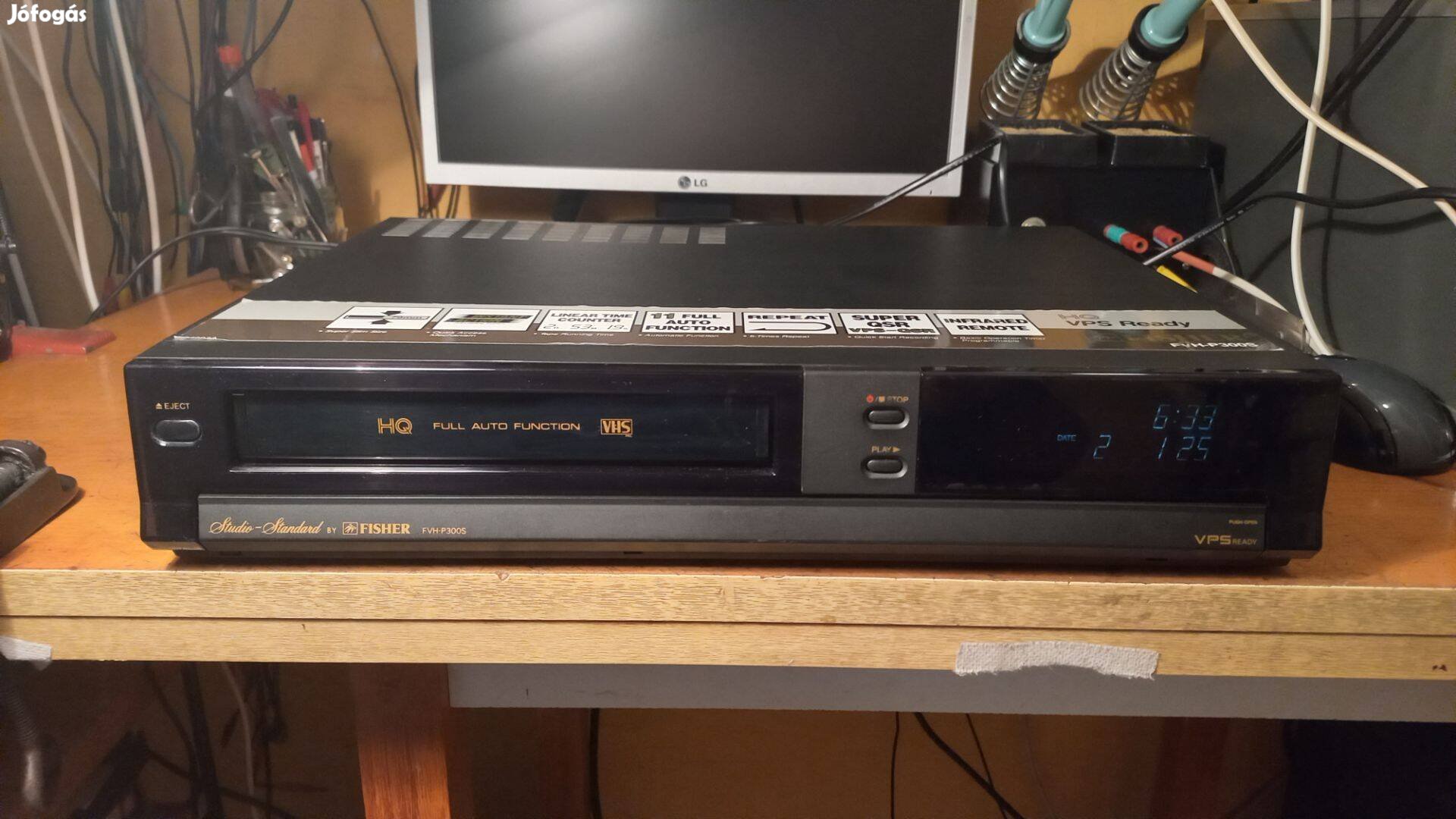 Fisher Fvh-P300S videomagnó videolejátszó VHS video felvevő