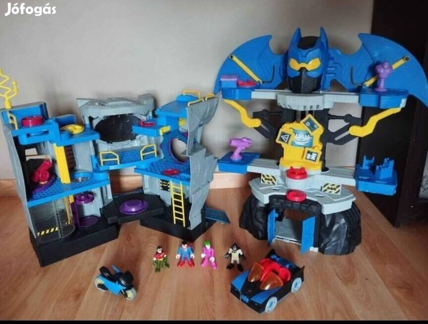 Fisher Price Batman Imaginext vár 2 db+ kiegészítők