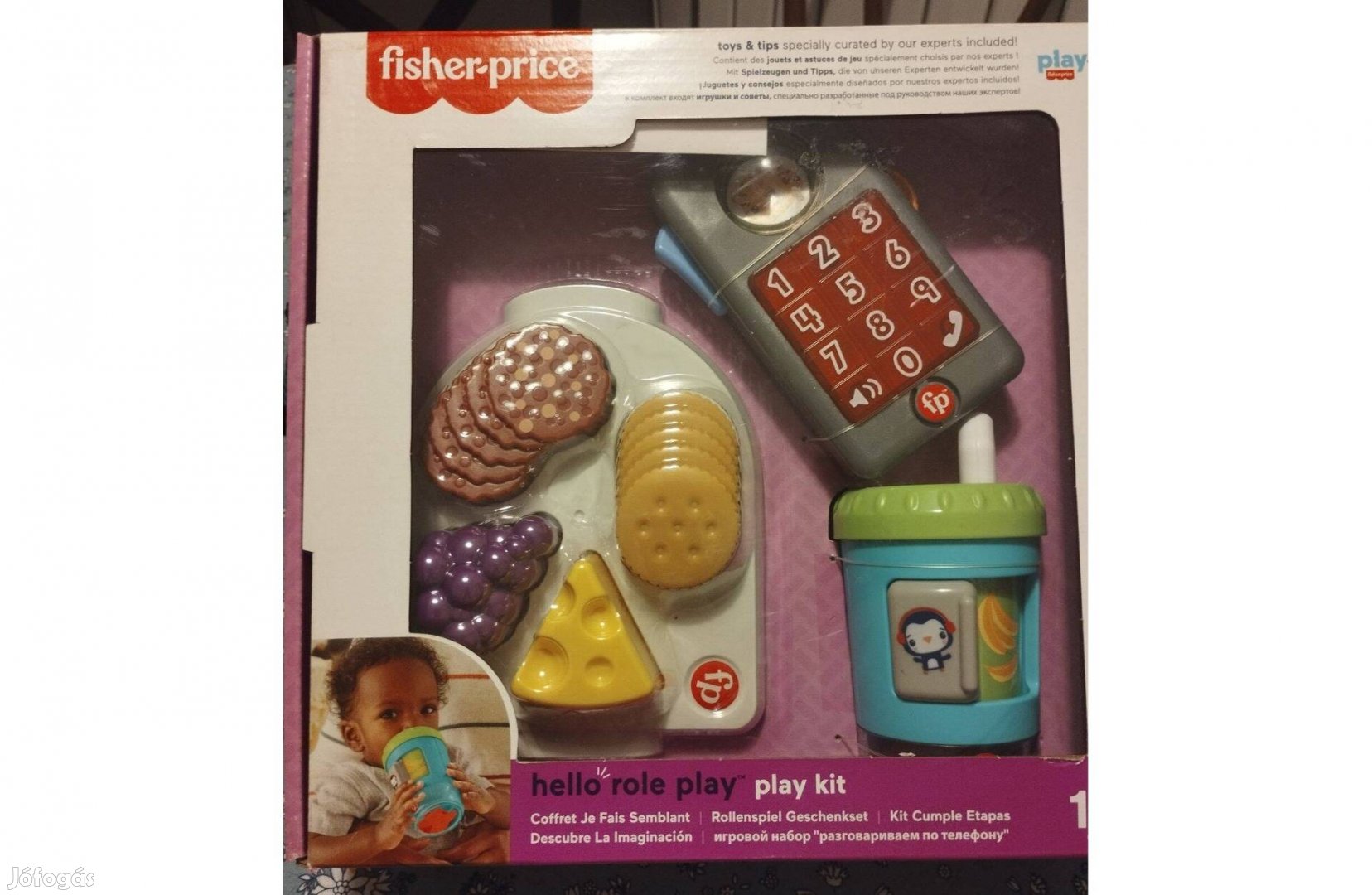 Fisher-Price Hello Role Play, Play Kit, készségfejlesztő játék, új