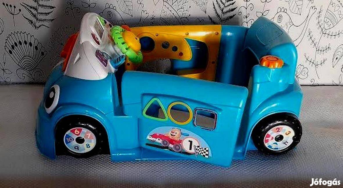 Fisher-Price Laugh & Learn Crawl Around Car, készségfejlesztő