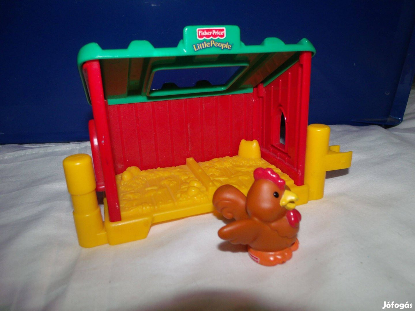 Fisher Price Little People tyúk és ól tyúkól istálló istáló farm Fplp