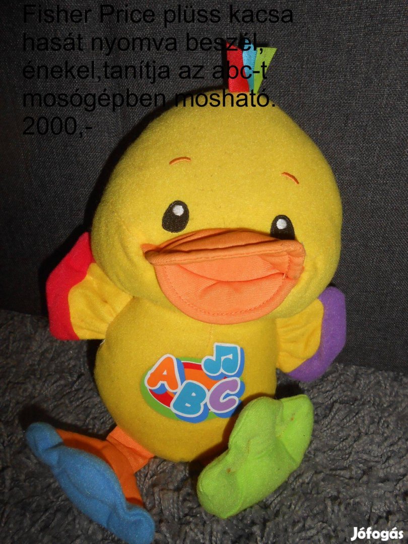 Fisher Price Tanuló Plüss Kacsa