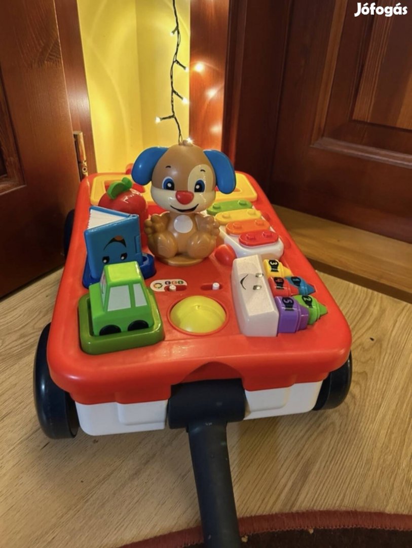 Fisher-Price Tanuló kutyusos kocsi angol magyar oktató játék